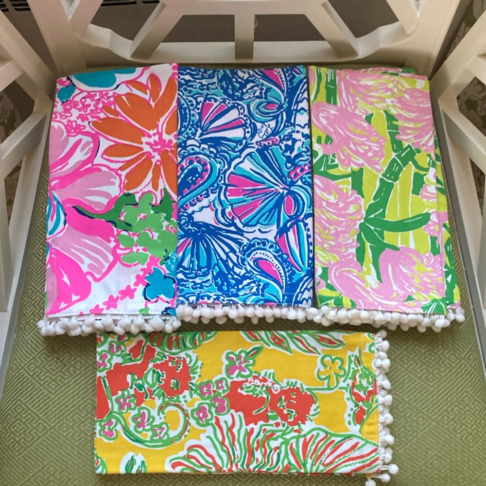 Set of (12) Twelve Lilly Pulitzer for Target cloth napkins